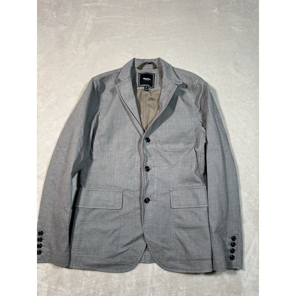 Todd Synder Sport Coat Blazer Size Small Gray Chore Style Old Money